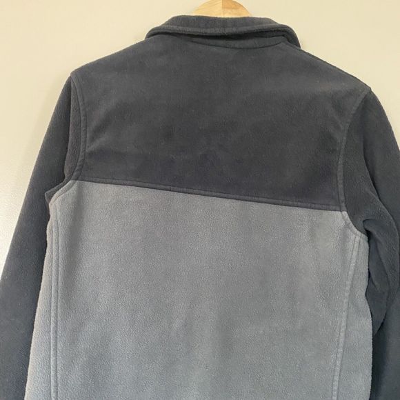 Columbia Men’s Black & Gray Full Zip Fleece Jacket Size Small EUC - Picture 7 of 12